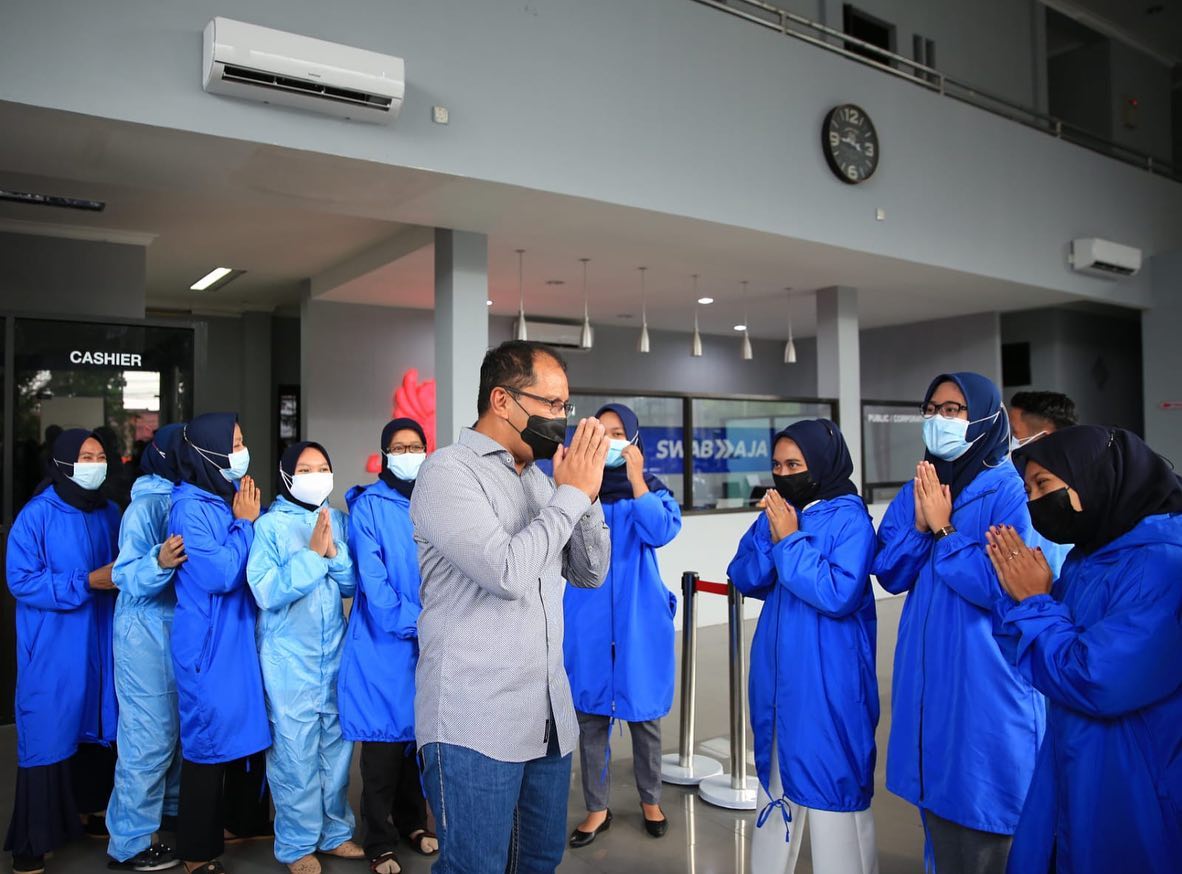 Danny Pomanto Resmikan Klinik Swab House Prof Bachtiar Razak